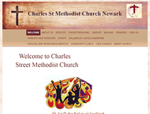 Tablet Screenshot of charlesstmethodistsnewark.org.uk